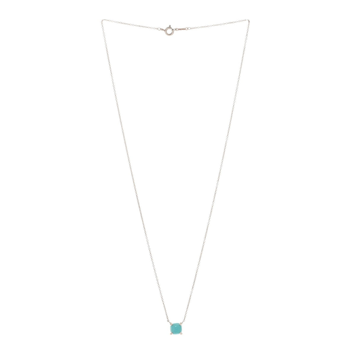 Sterling Silver Amazonite Paloma Picasso Sugar Stacks Necklace