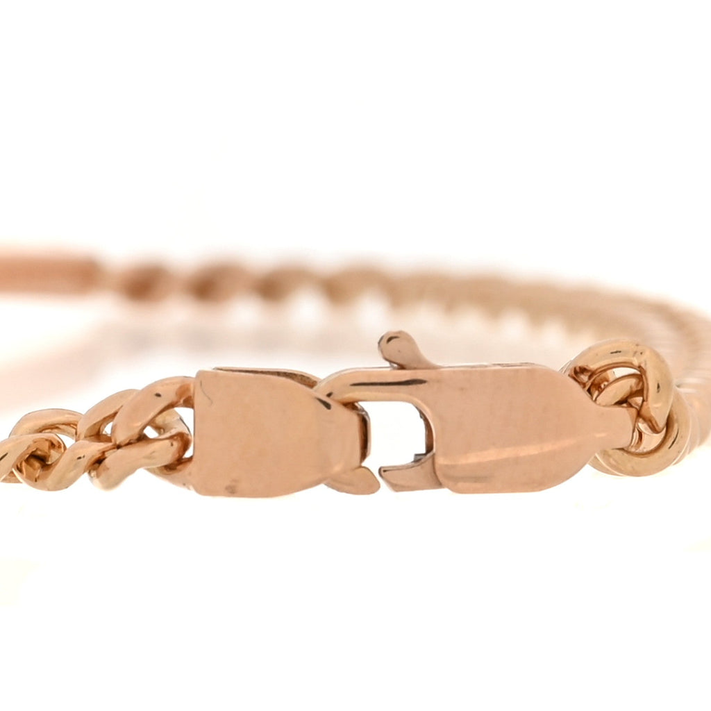 18K Rose Gold Diamond Return To Tiffany Oval ID Bracelet