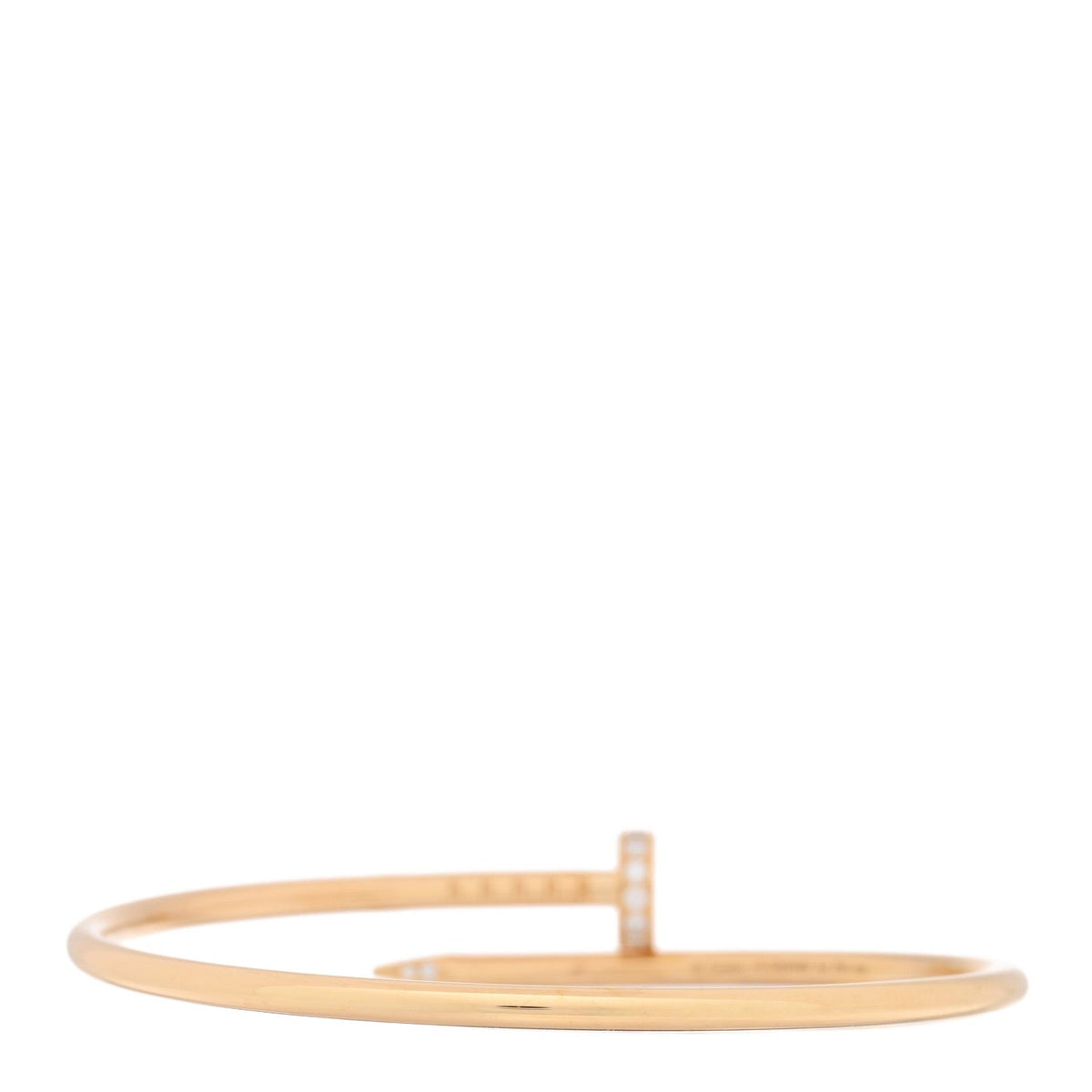 18K Yellow Gold Diamond Small Juste Un Clou Bracelet 15