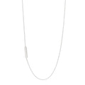 Sterling Silver Tag Chain Necklace