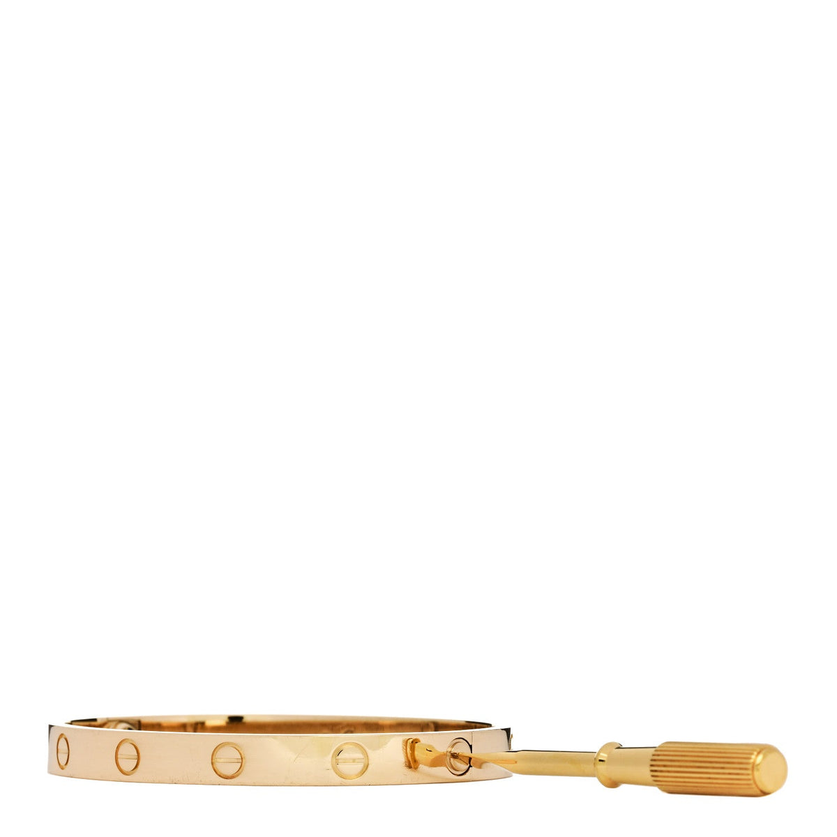 18K Yellow Gold LOVE Bracelet 17