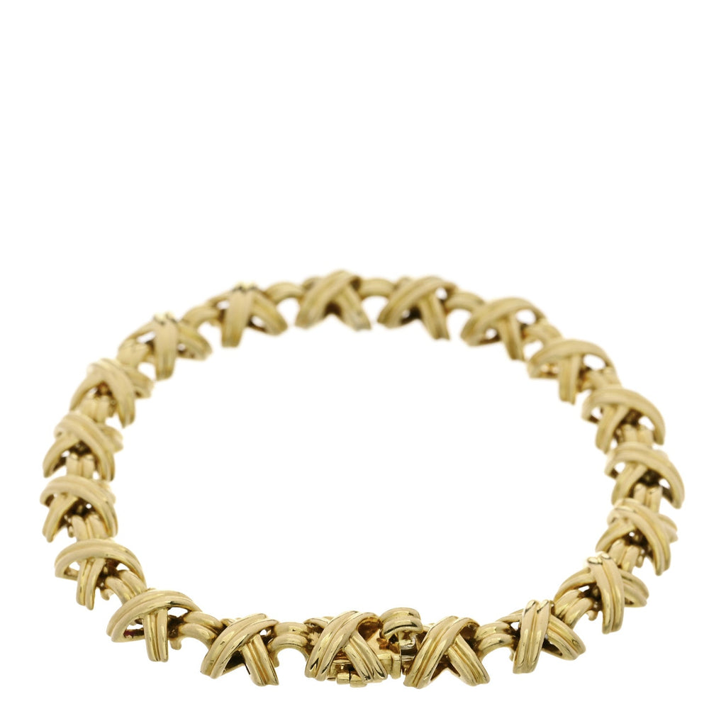 18K Yellow Gold Signature X Bracelet