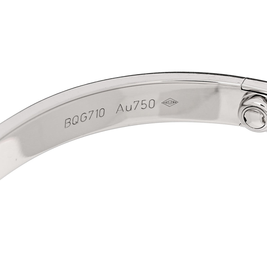 18K White Gold LOVE Bracelet 18