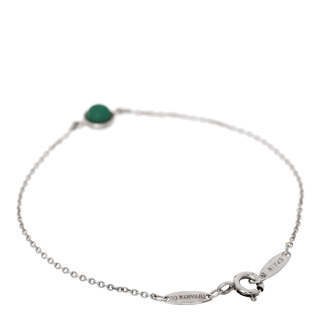 Sterling Silver Turquoise Elsa Peretti Color By The Yard Bracelet