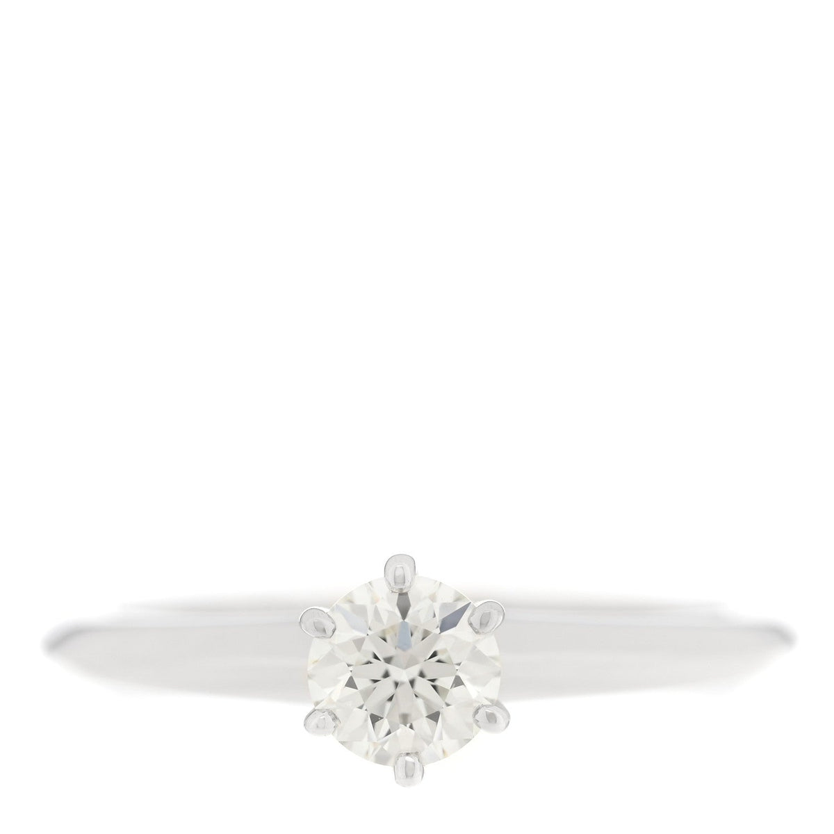 Platinum Diamond .32ct Solitaire Engagement Ring 47 4