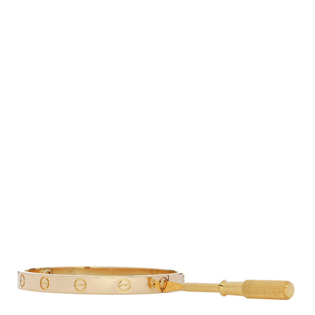 18K Yellow Gold LOVE Bracelet 17