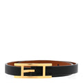 Chamonix Tadelakt Behapi Double Tour Reversible Bracelet T1 Black Fauve