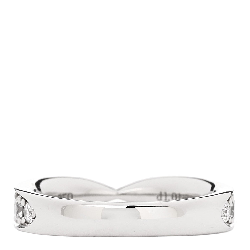 Platinum Diamond 4.3mm Harmony Band Ring 54 7