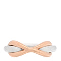 Sterling Silver 18K Rose Gold Infinity Ring 47 4