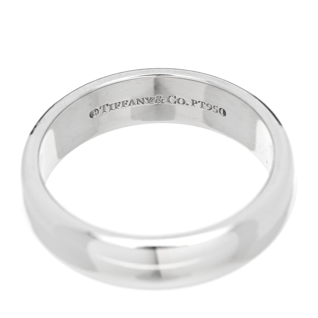 Platinum 4.5mm Forever Wedding Band Ring 48 4.5