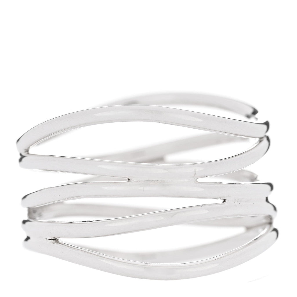 Sterling Silver Elsa Peretti 5 Row Wave Ring 48 4.5
