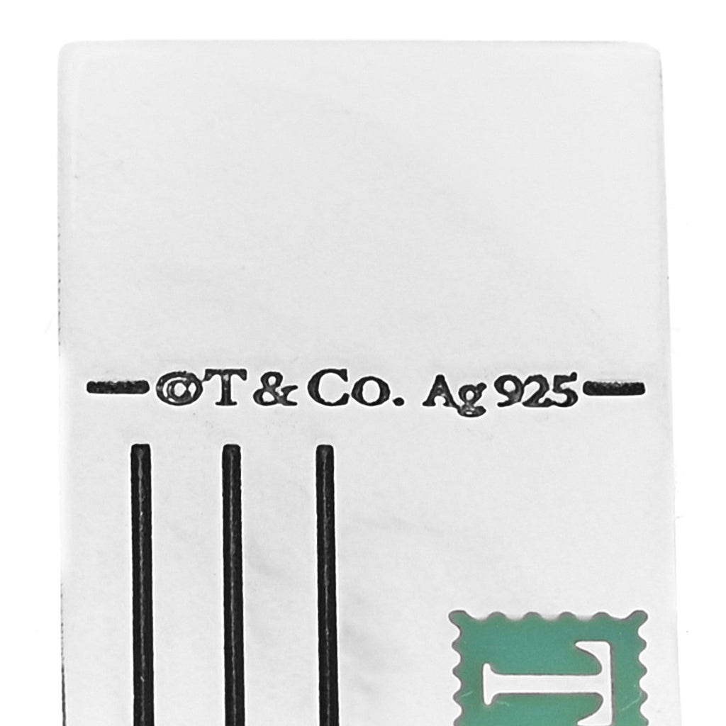 Sterling Silver Enamel Paris Postcard Charm Blue
