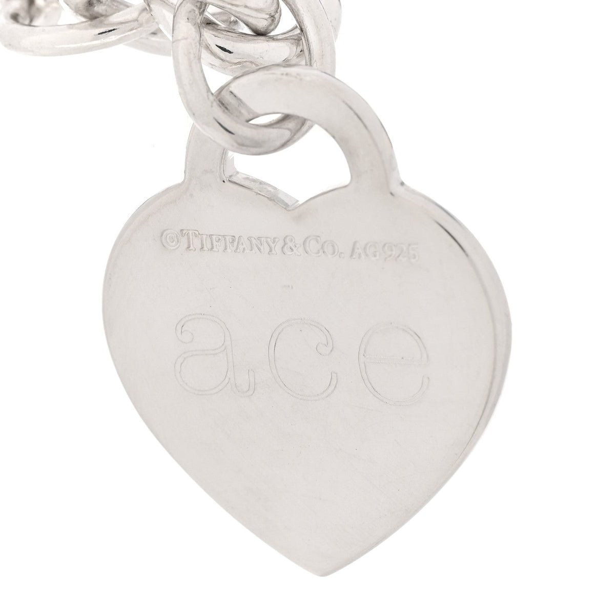 Sterling Silver Return to Tiffany Heart Tag Charm Bracelet