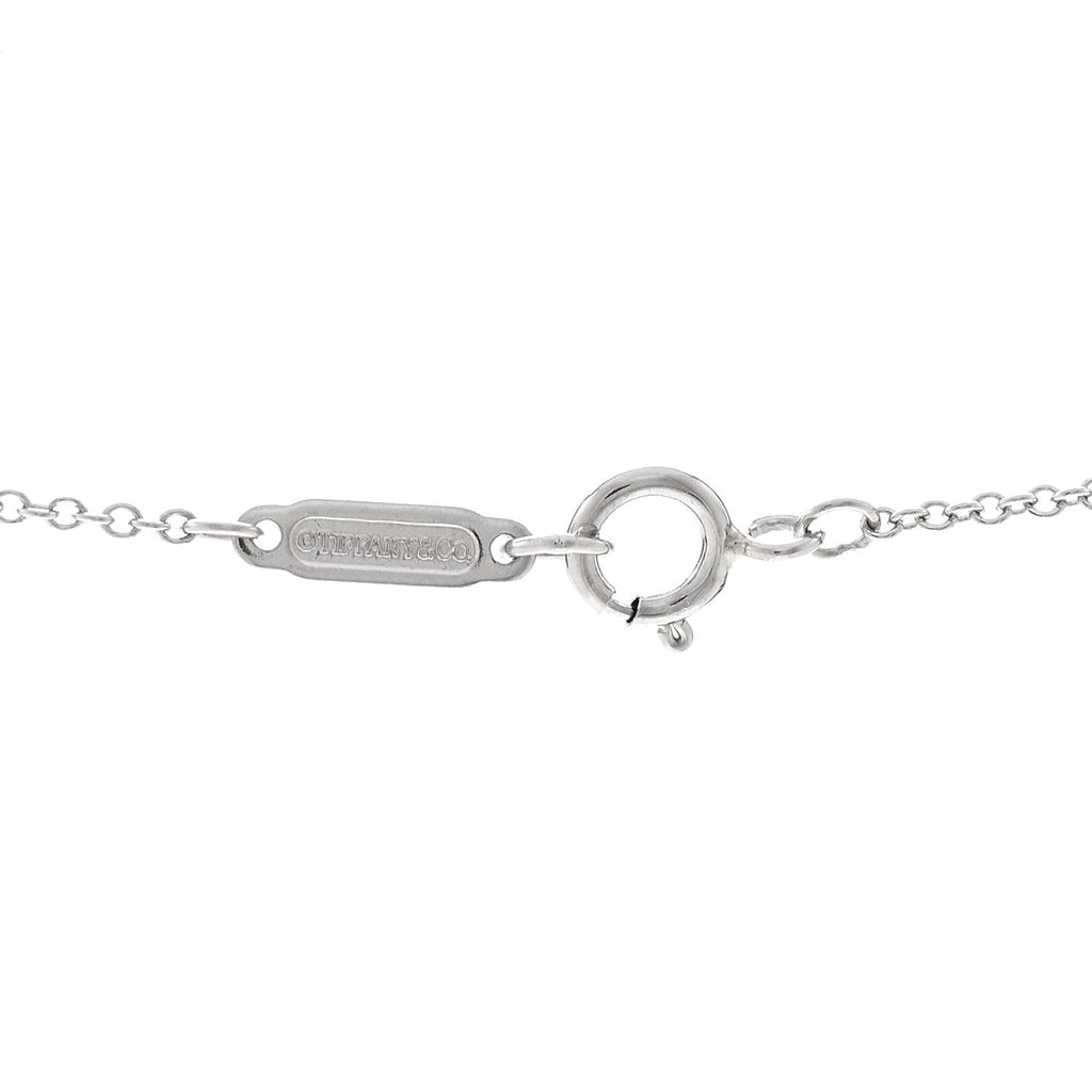 Platinum Diamond Large Cross Pendant Necklace