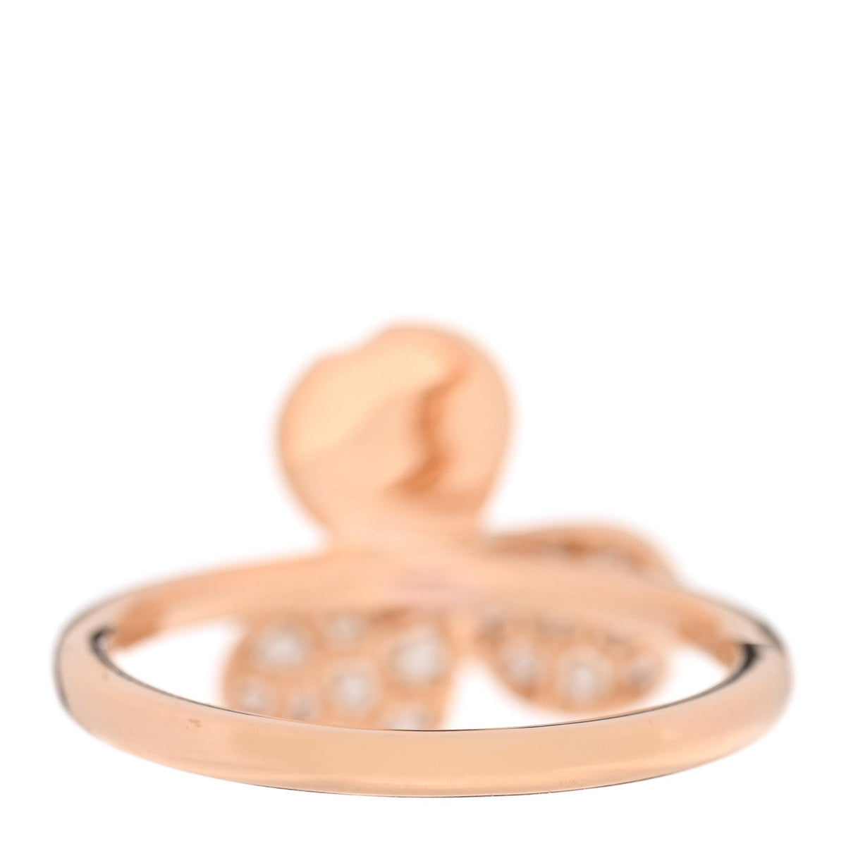 18K Rose Gold Diamond Paper Flowers Ring 47 4