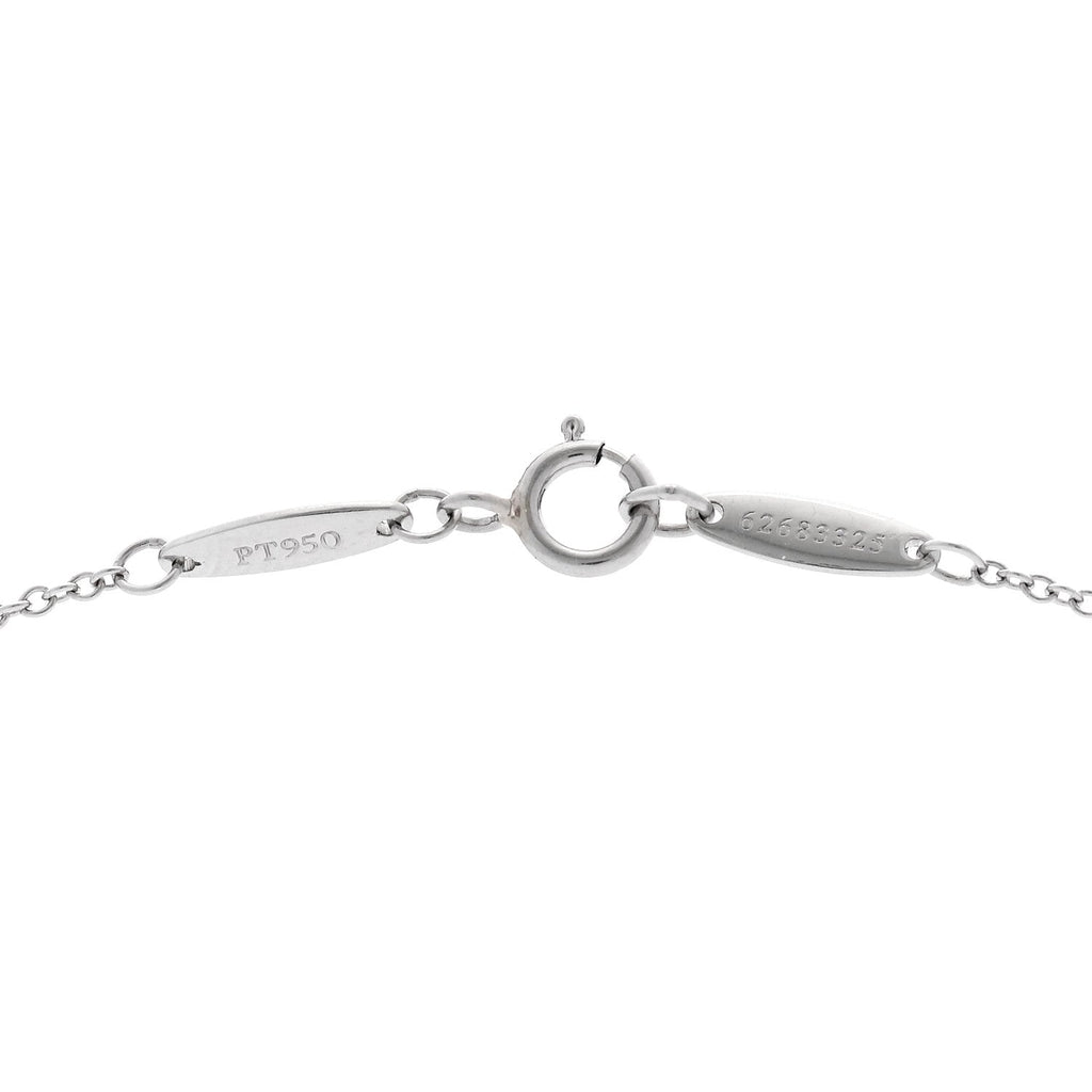 Platinum Diamond .22ct Elsa Peretti Diamonds By The Yard Pendant Necklace