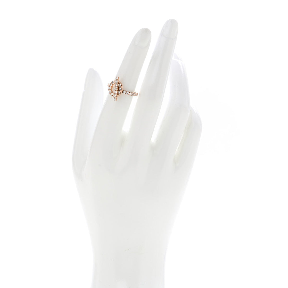 18K Rose Gold Diamond Finesse Ring 50 5.25