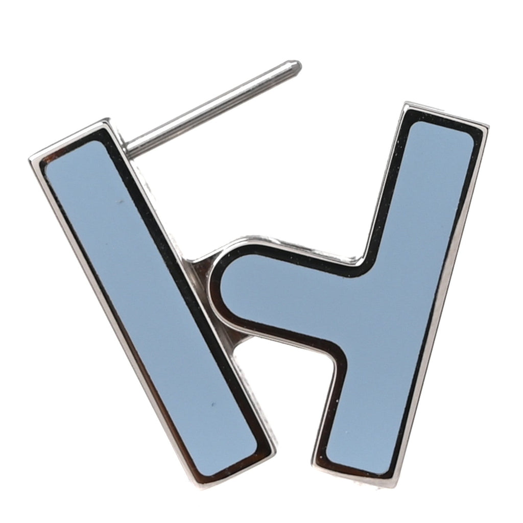 Palladium Habascule Single Earring Bleu Lin