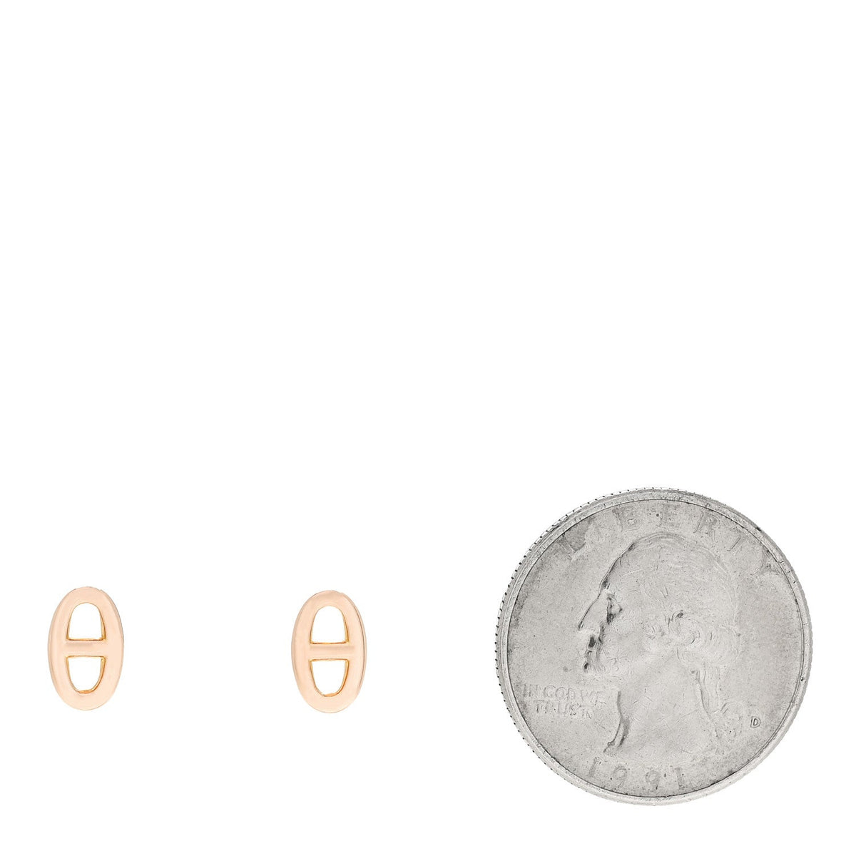 18K Rose Gold TPM Farandole Stud Earrings