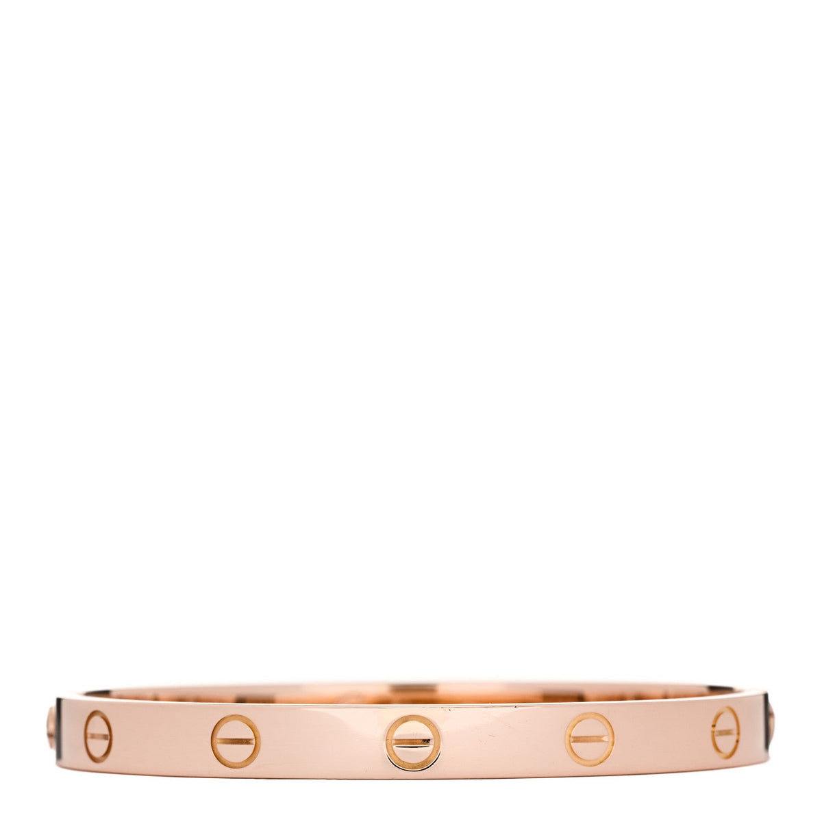 18K Pink Gold LOVE Bracelet 17