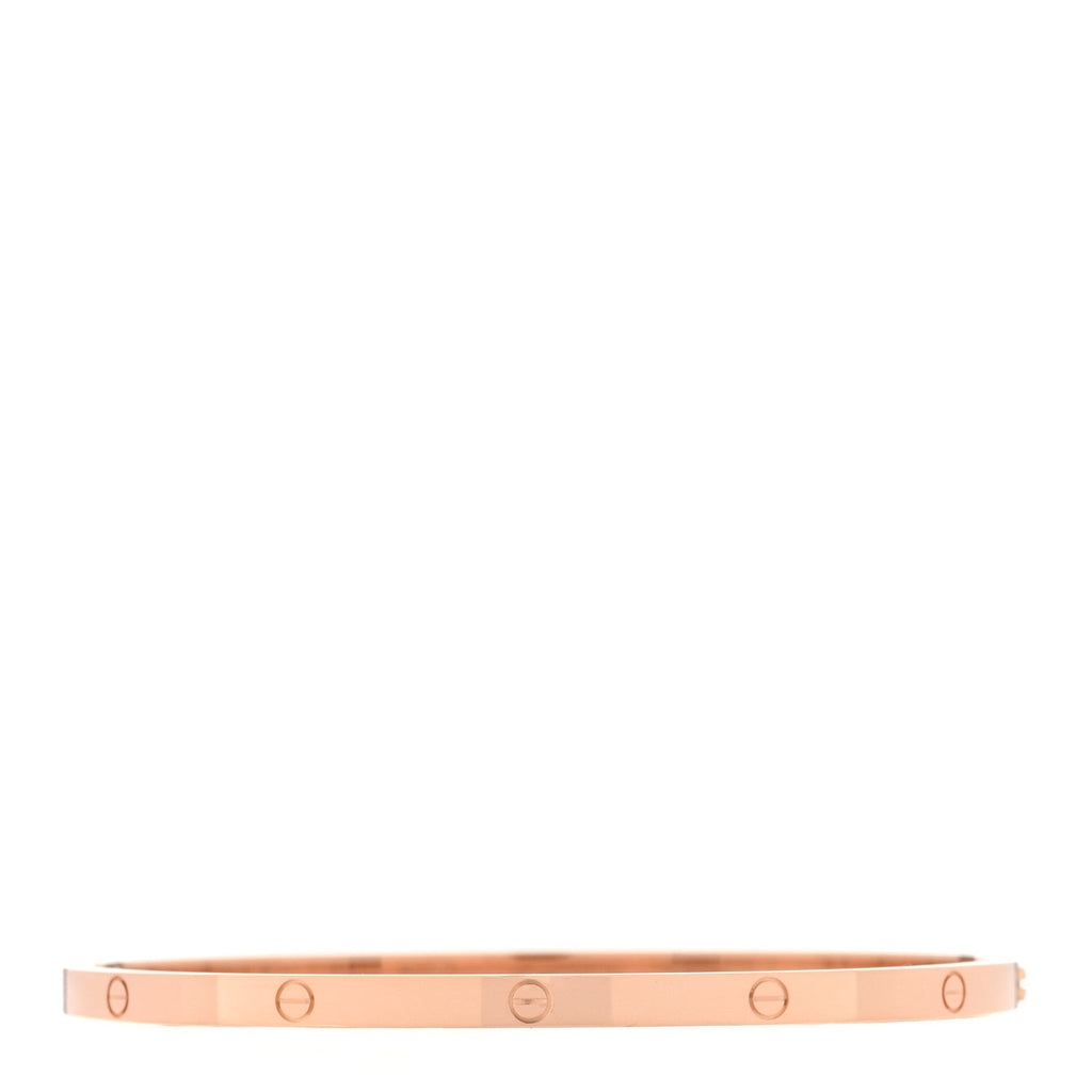18K Pink Gold Small LOVE Bracelet 19