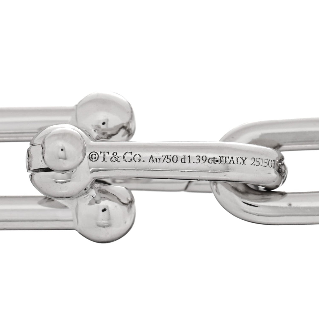 18K White Gold Diamond Medium HardWear Link Bracelet