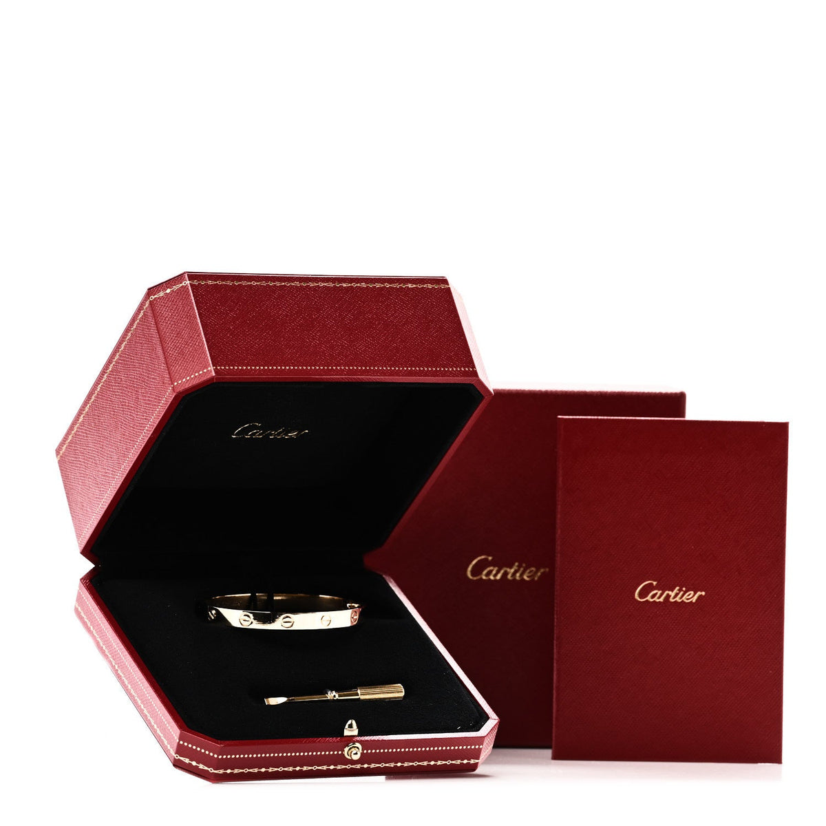 18K Yellow Gold LOVE Bracelet 17