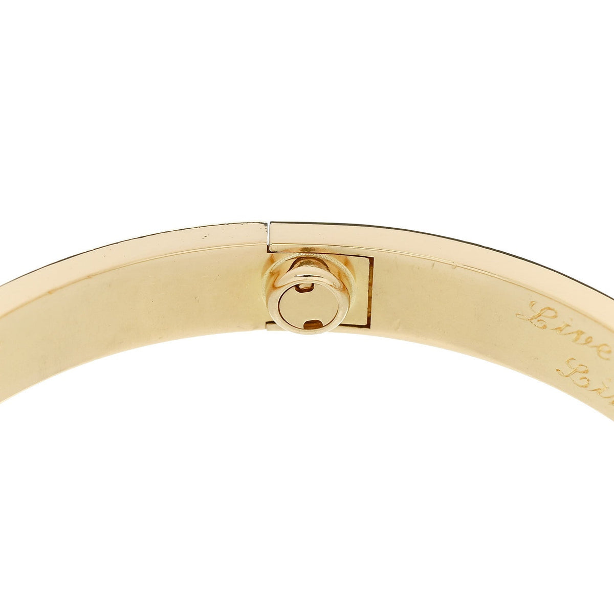 18K Yellow Gold LOVE Bracelet 17