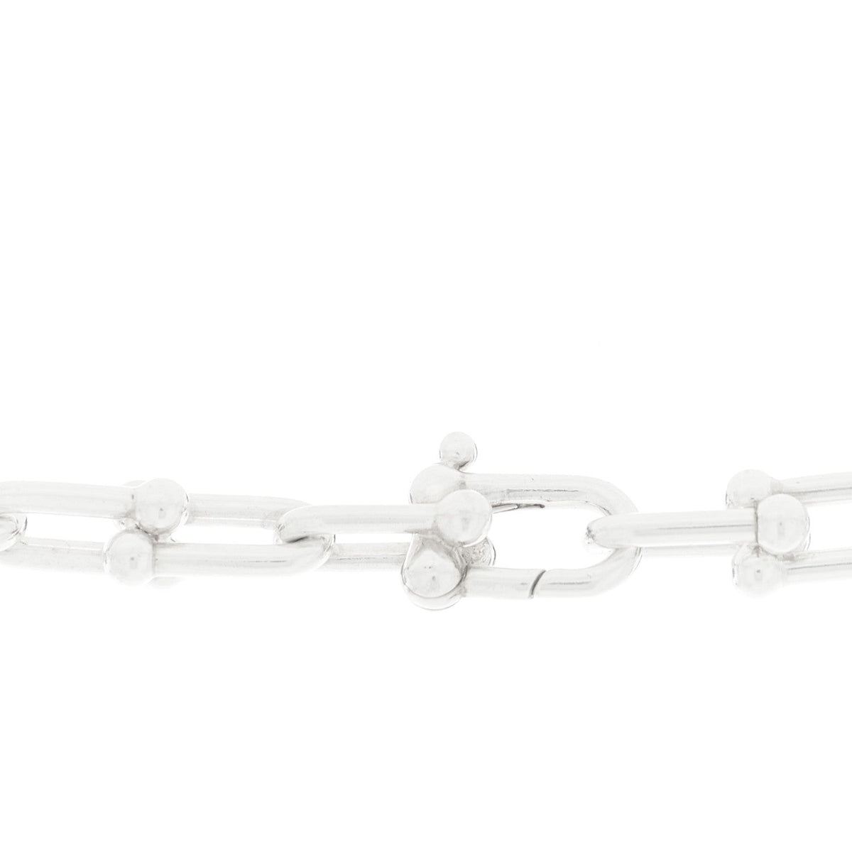 Sterling Silver HardWear Graduated Link Necklace