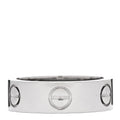 18K White Gold 5.5mm LOVE Ring 49 5