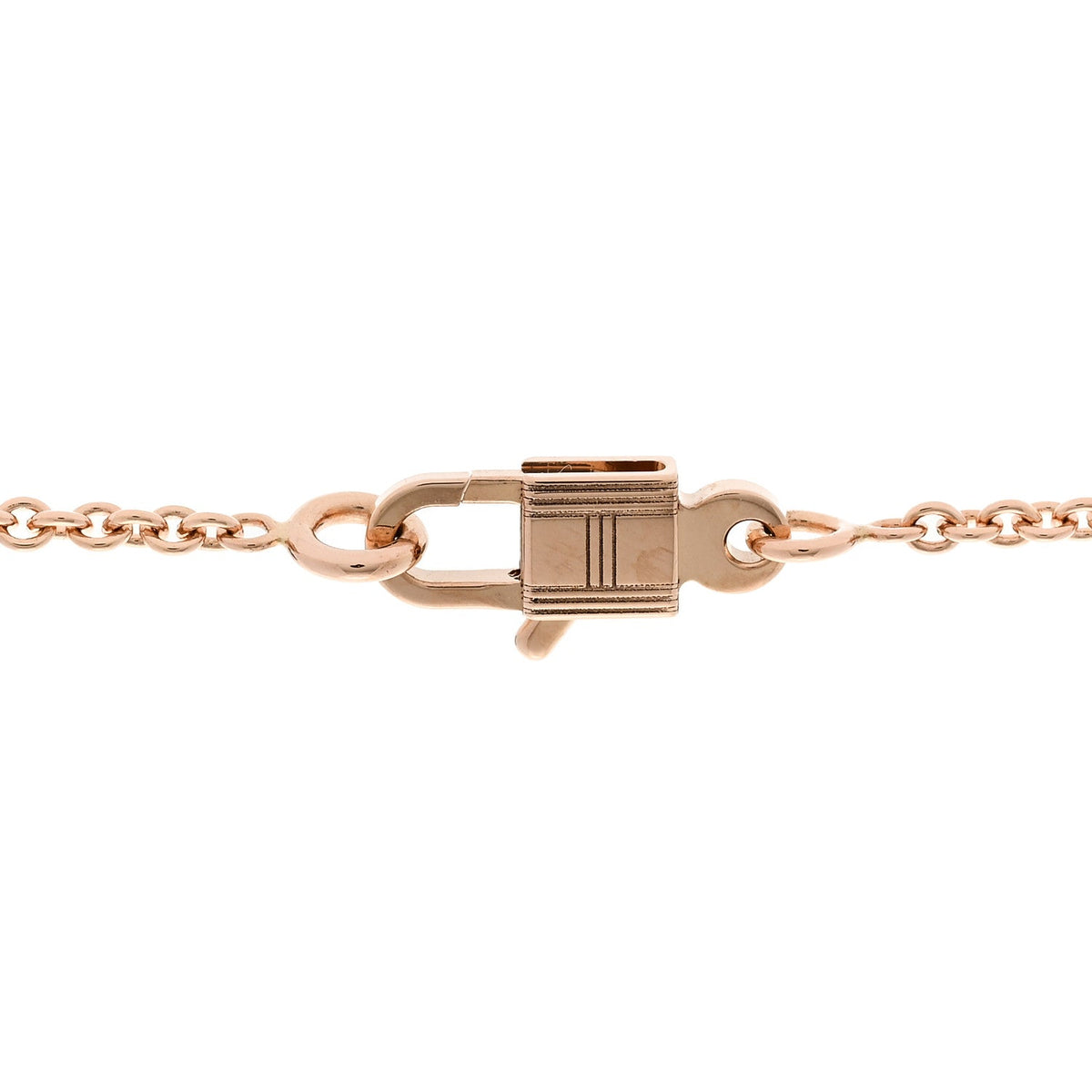 18K Rose Gold Pink Sapphire Constance Amulettes Pendant Necklace