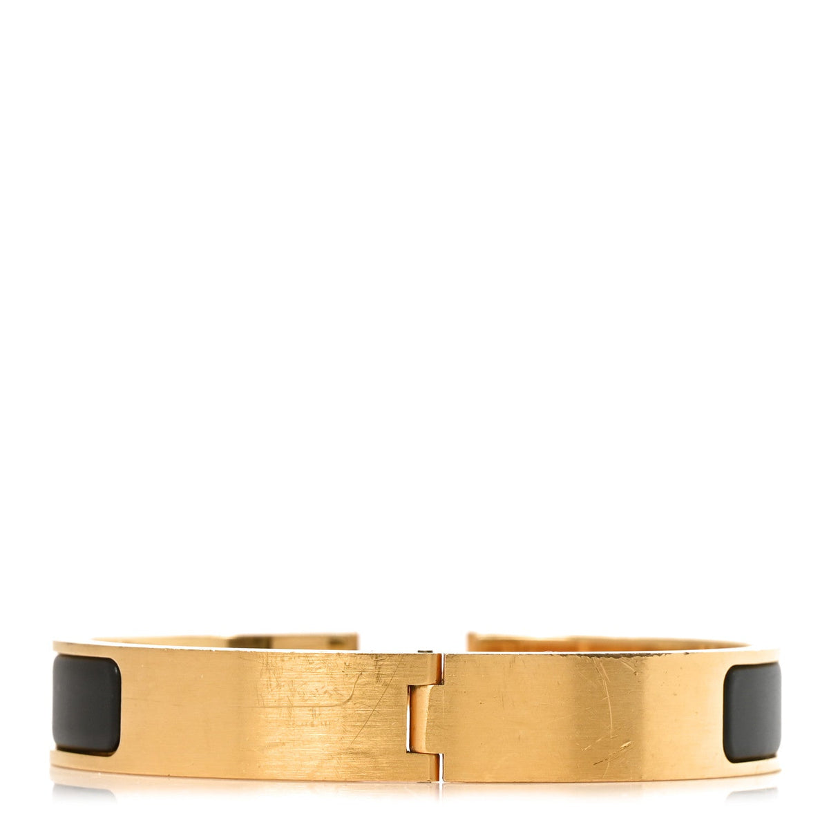 Matte Enamel Narrow Clic Clac HH Bracelet T6 Black