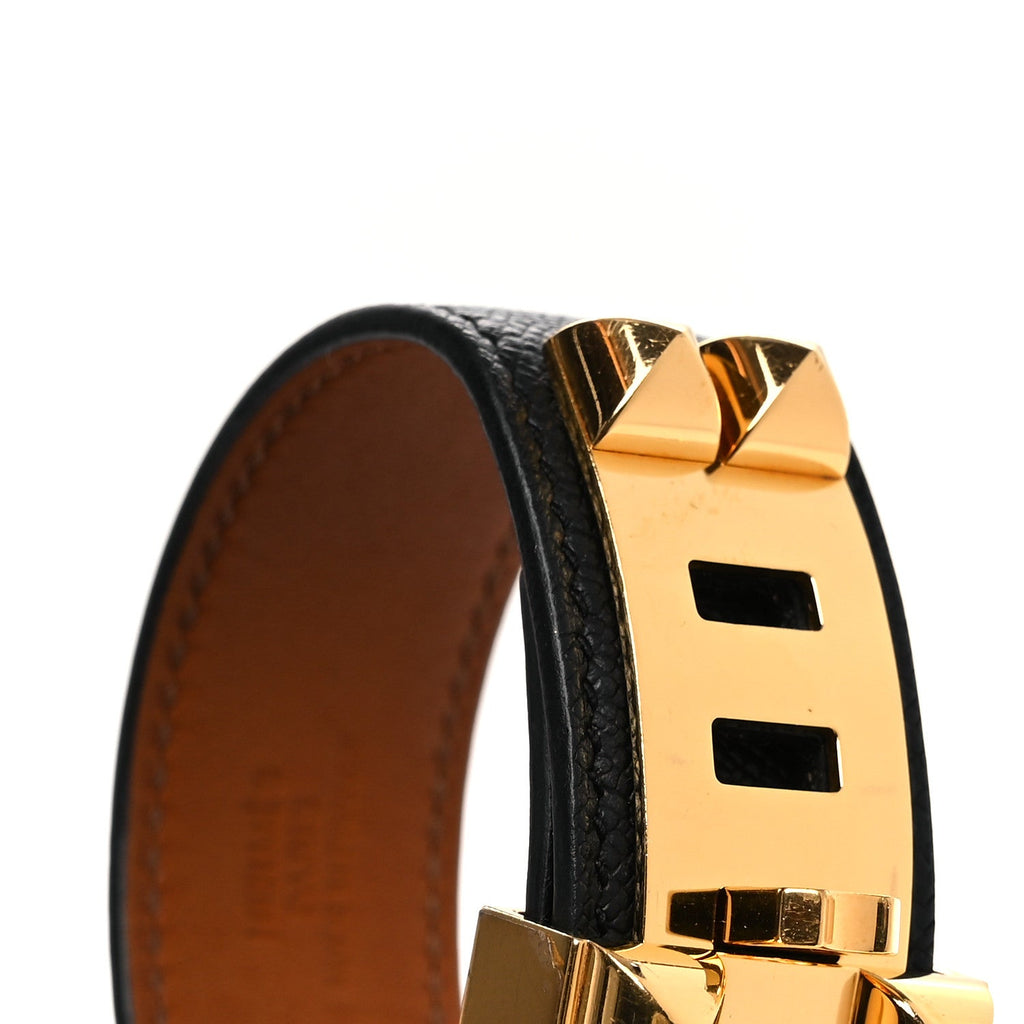 Madame Calfskin Collier de Chien CDC 24 Bracelet T2 Black
