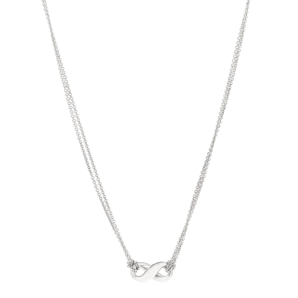 Sterling Silver Figure 8 Pendant Necklace