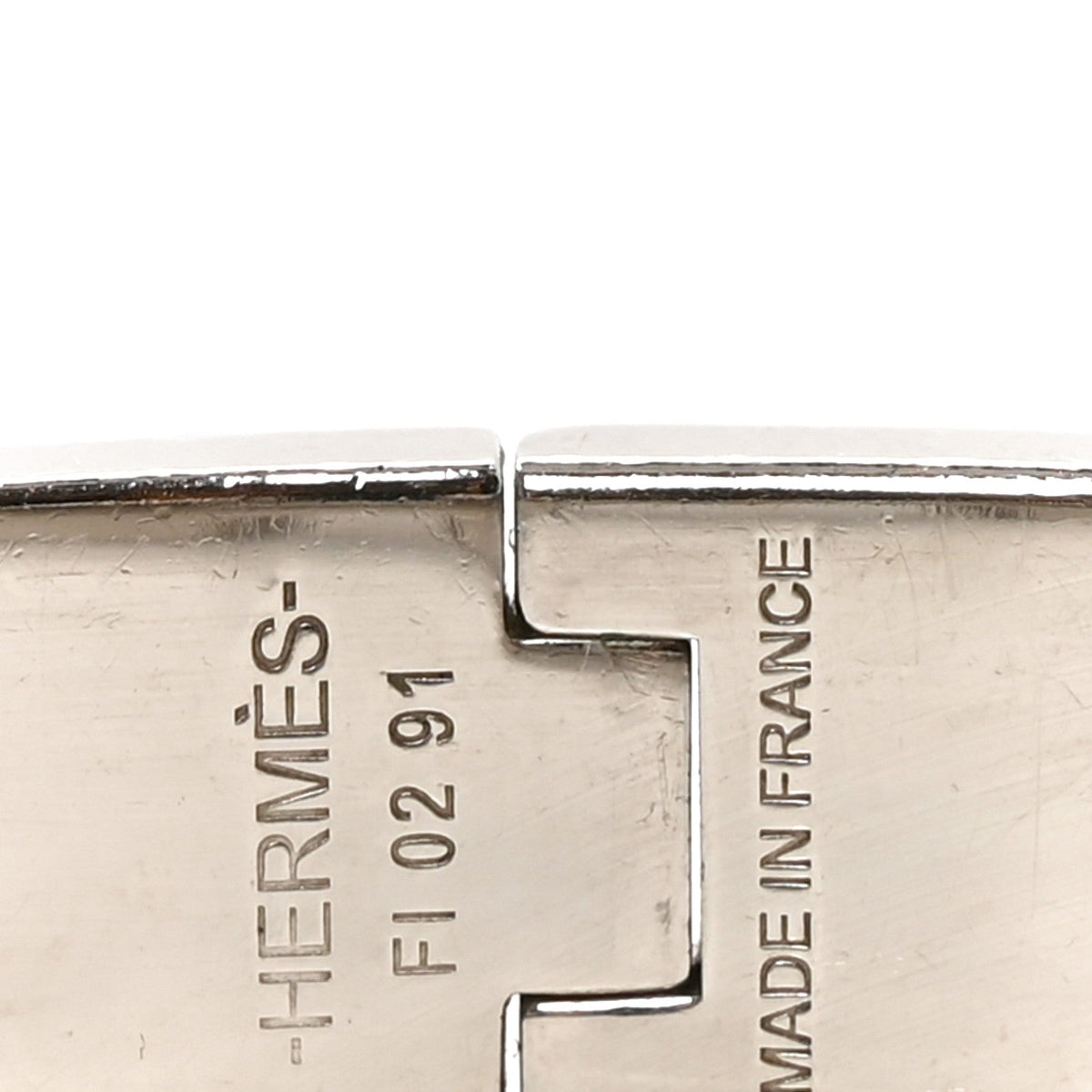 Matte Enamel Narrow Clic Clac HH Bracelet T4 Black