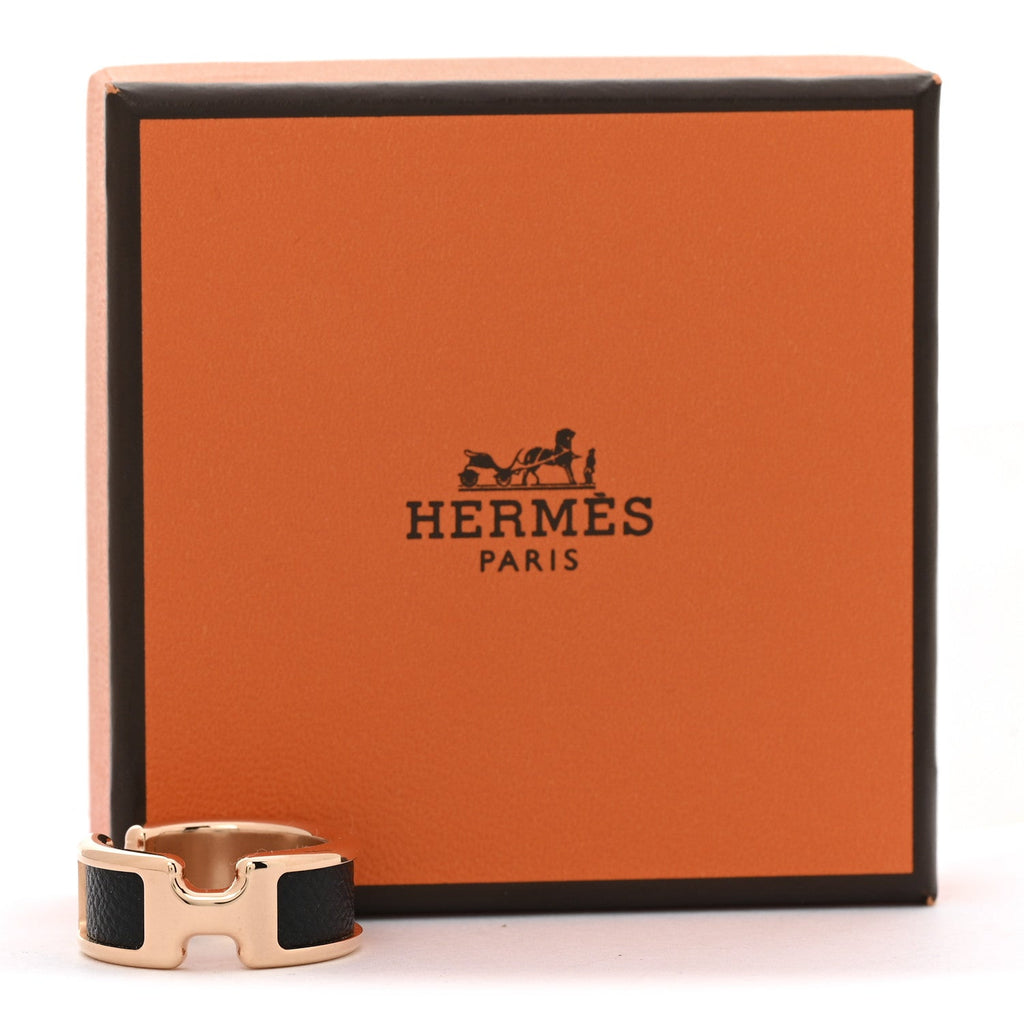 Madame Calfskin Olympe Ring M Black