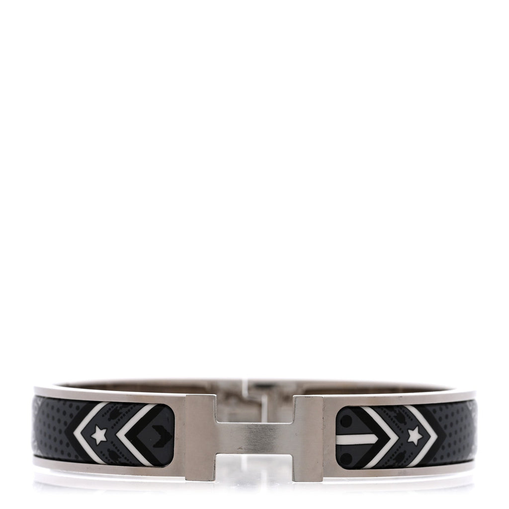 Enamel Bandana Narrow Clic Clac HH Bracelet T3 Grand Classique