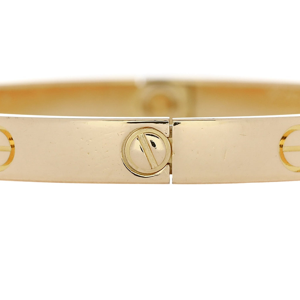18K Yellow Gold LOVE Bracelet 17