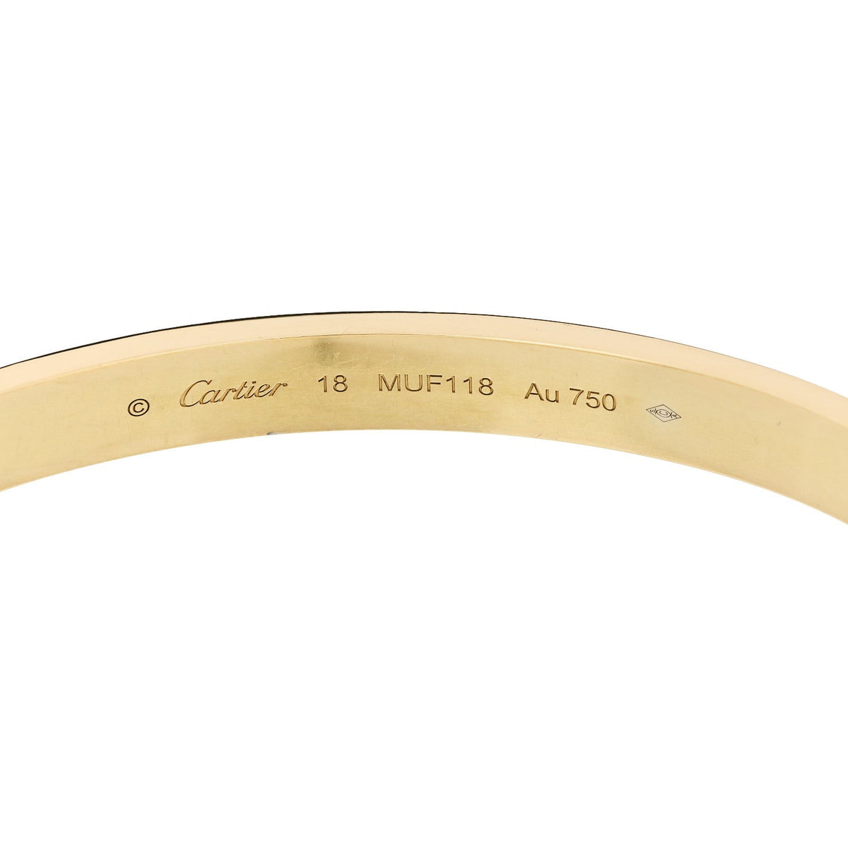 18K Yellow Gold LOVE Bracelet 18