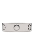 18K White Gold 5.5mm LOVE Ring 53 6.25