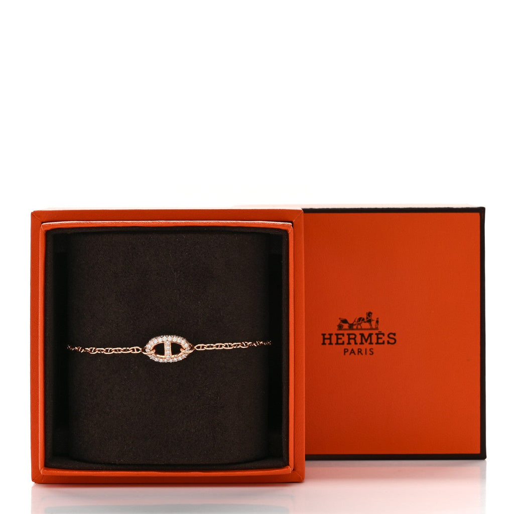 18K Rose Gold Diamond Farandole Bracelet ST