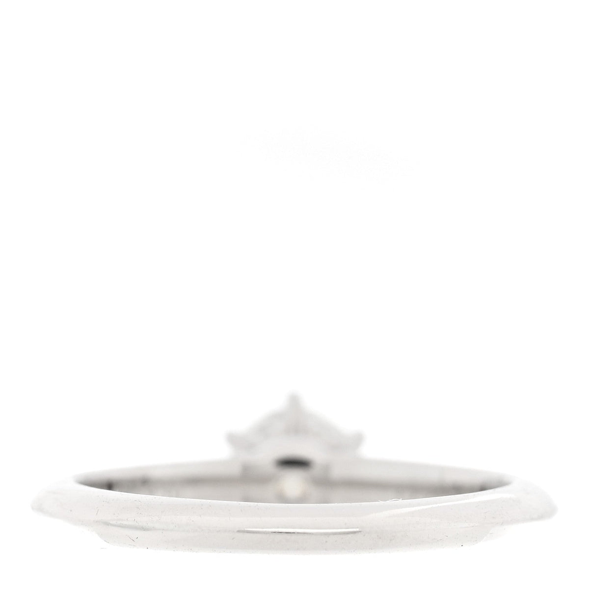 Platinum Diamond .46ct Solitaire Engagement Ring 48 4.5