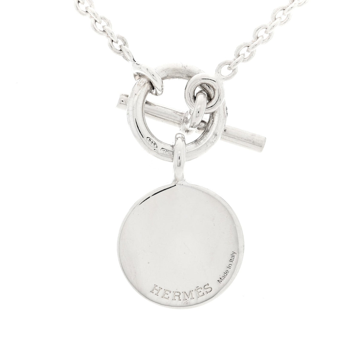 Sterling Silver Amulettes H Confettis Pendant Necklace