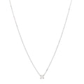 18K White Gold Diamond .30ct C De Cartier Pendant Necklace