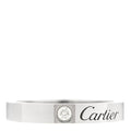 Platinum Diamond 3mm C De Cartier Wedding Band Ring 50 5.25
