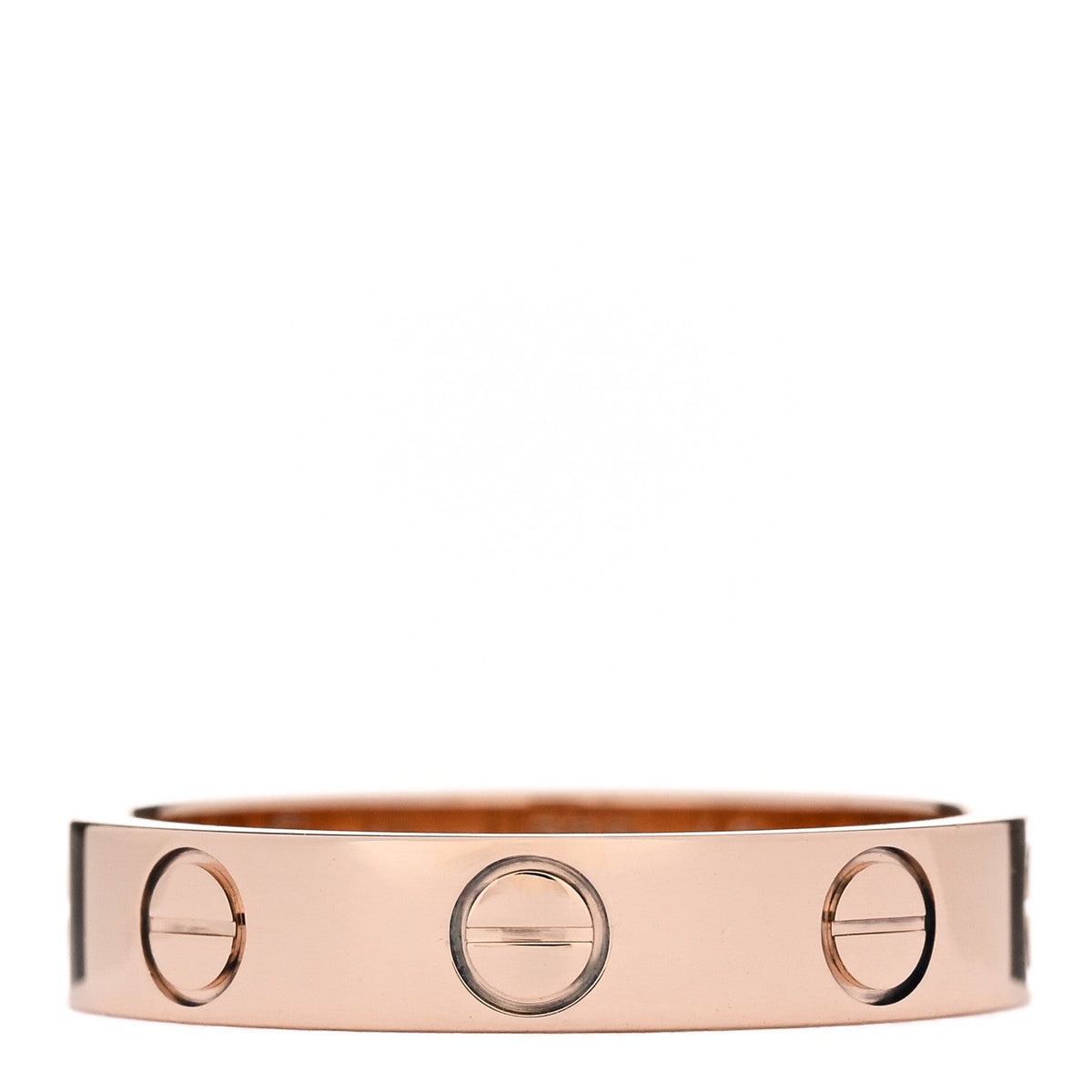 18K Pink Gold 3.5mm LOVE Wedding Band Ring 49 4.75