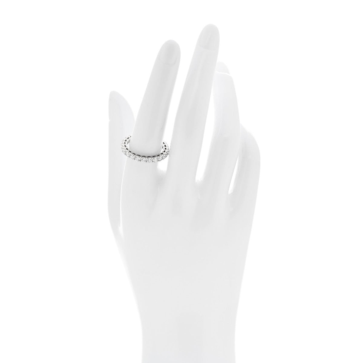 Platinum Diamond 3mm Forever Eternity Band Ring 56 7.5