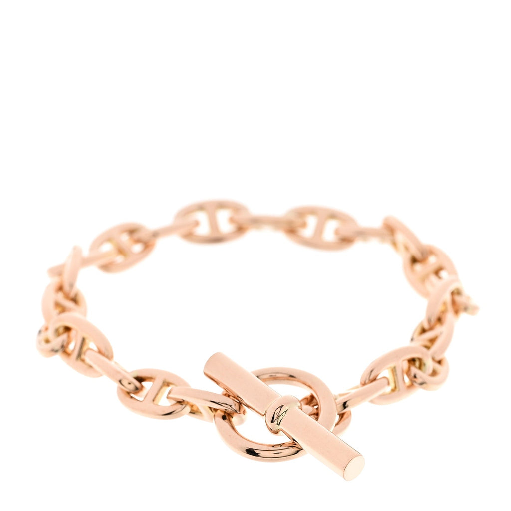 18K Rose Gold TPM Chaine d'Ancre Bracelet