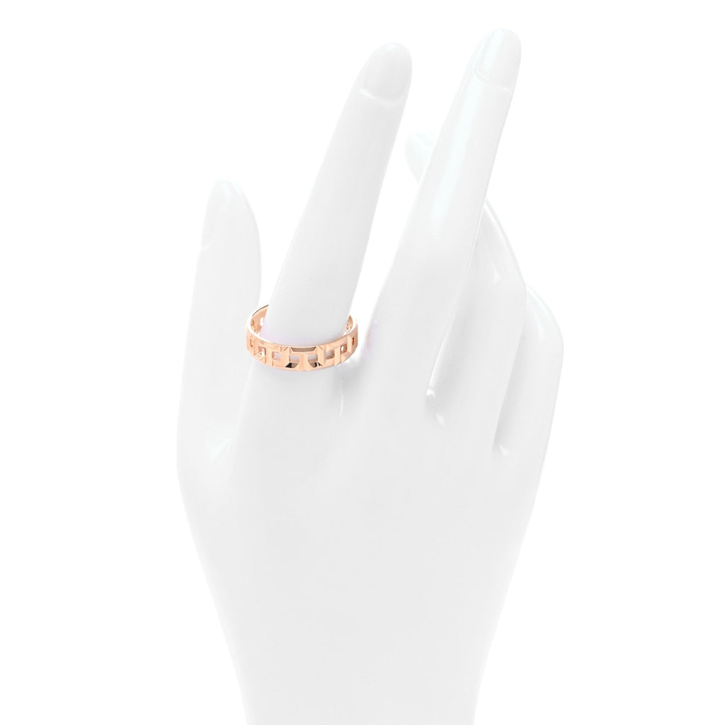 18K Rose Gold T True Wide Ring 63 10.25