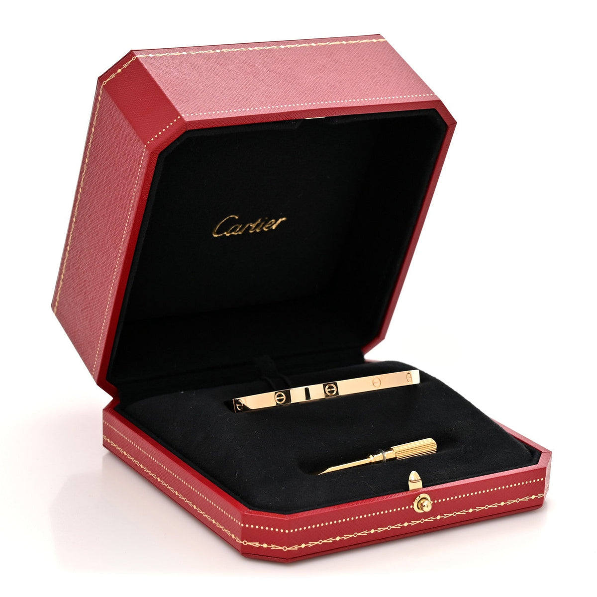18K Yellow Gold Medium LOVE Bracelet 20